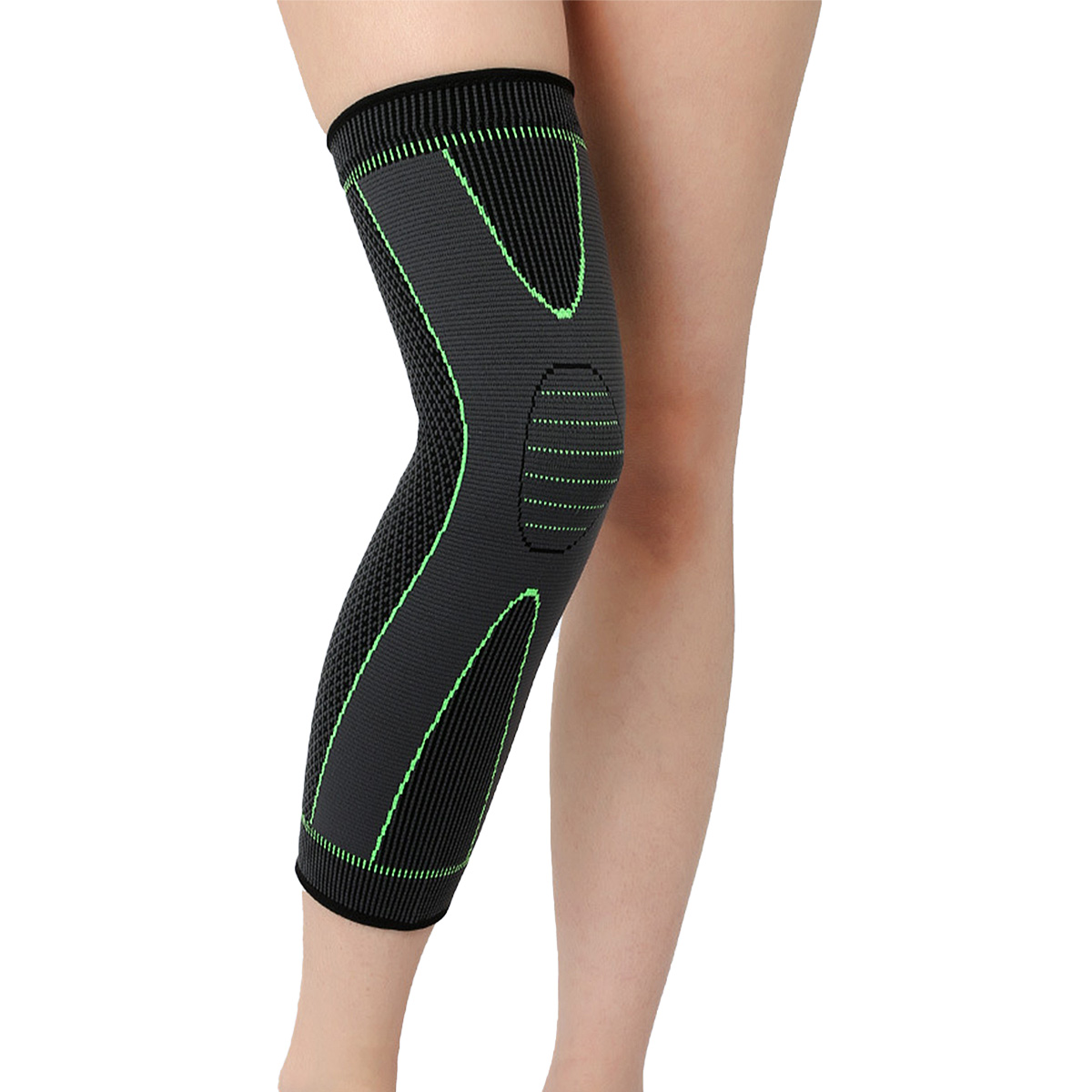 Compression Long Knitted Nylon Knee Brace Featured Image