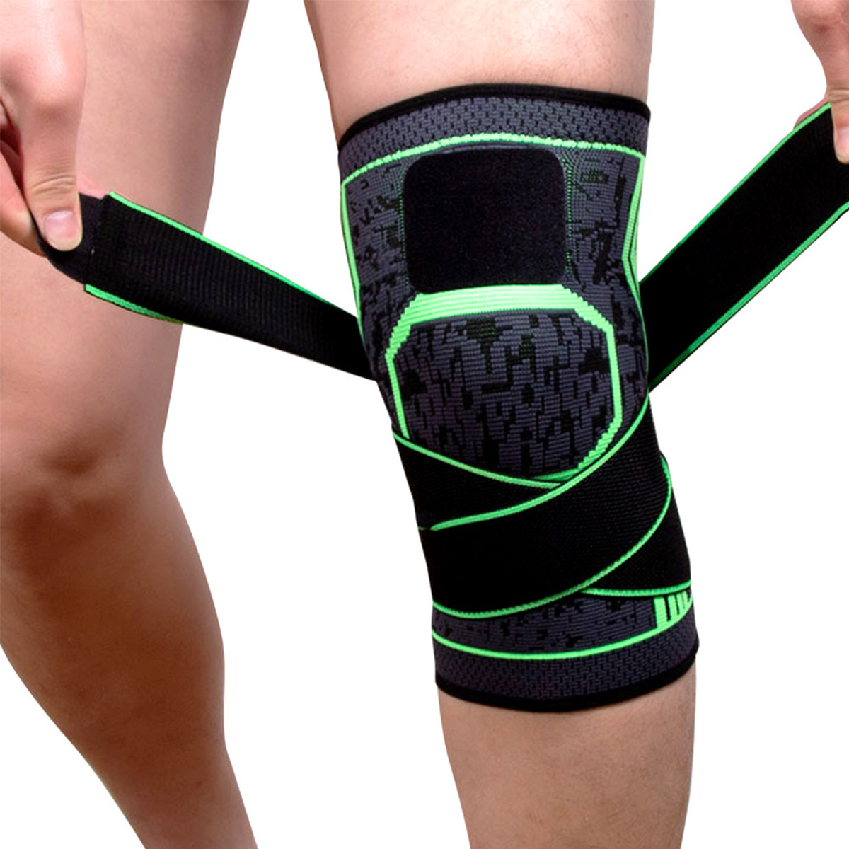 Custom All-round Compression Nylon Elastic Knee Brace Strap