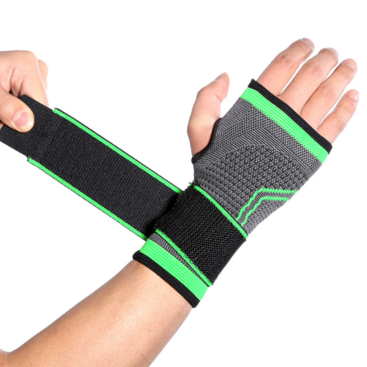Compression Nylon Wrist Brace Strap With Palm Protection