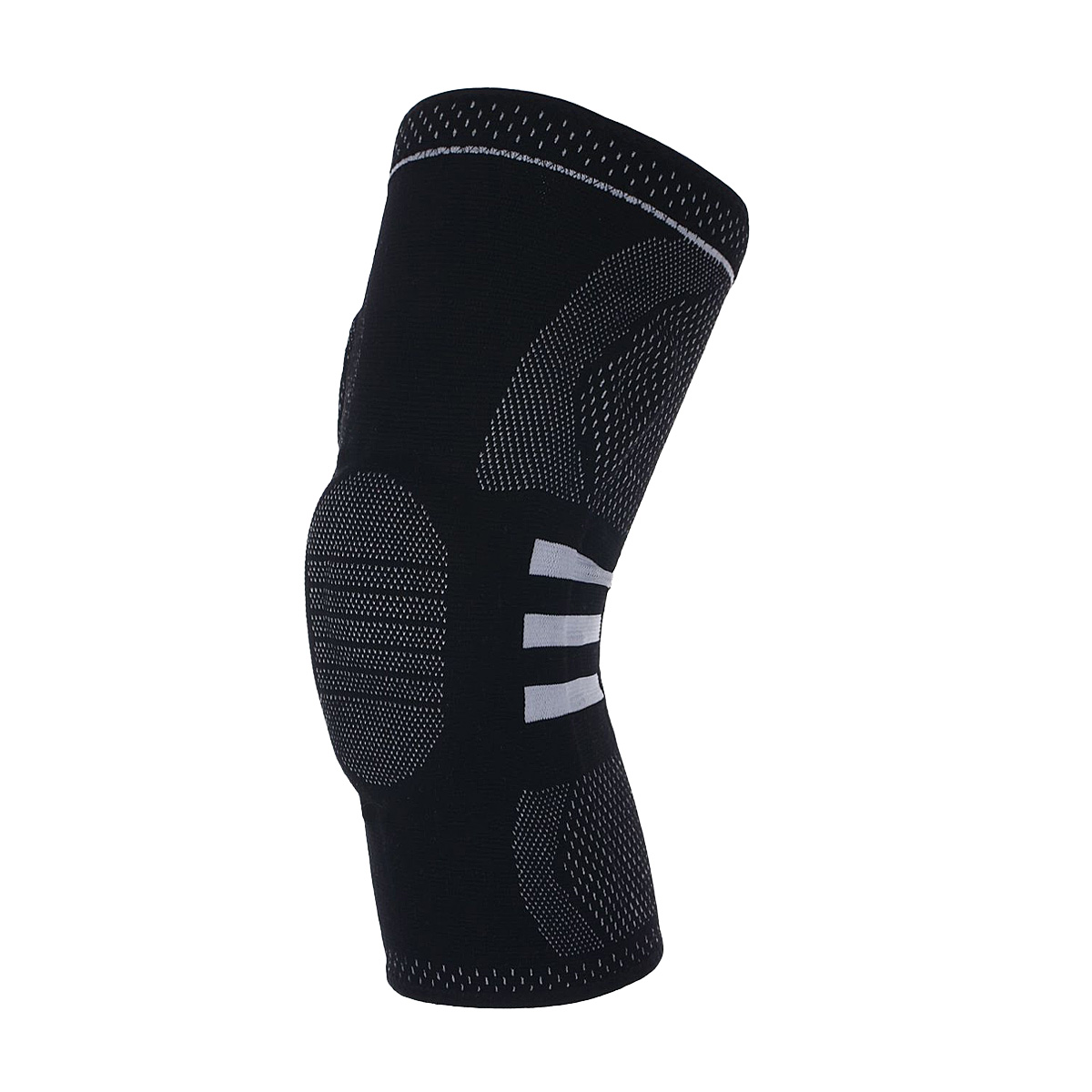 Knitted Nylon Knee Compression Sleeve With Silicone