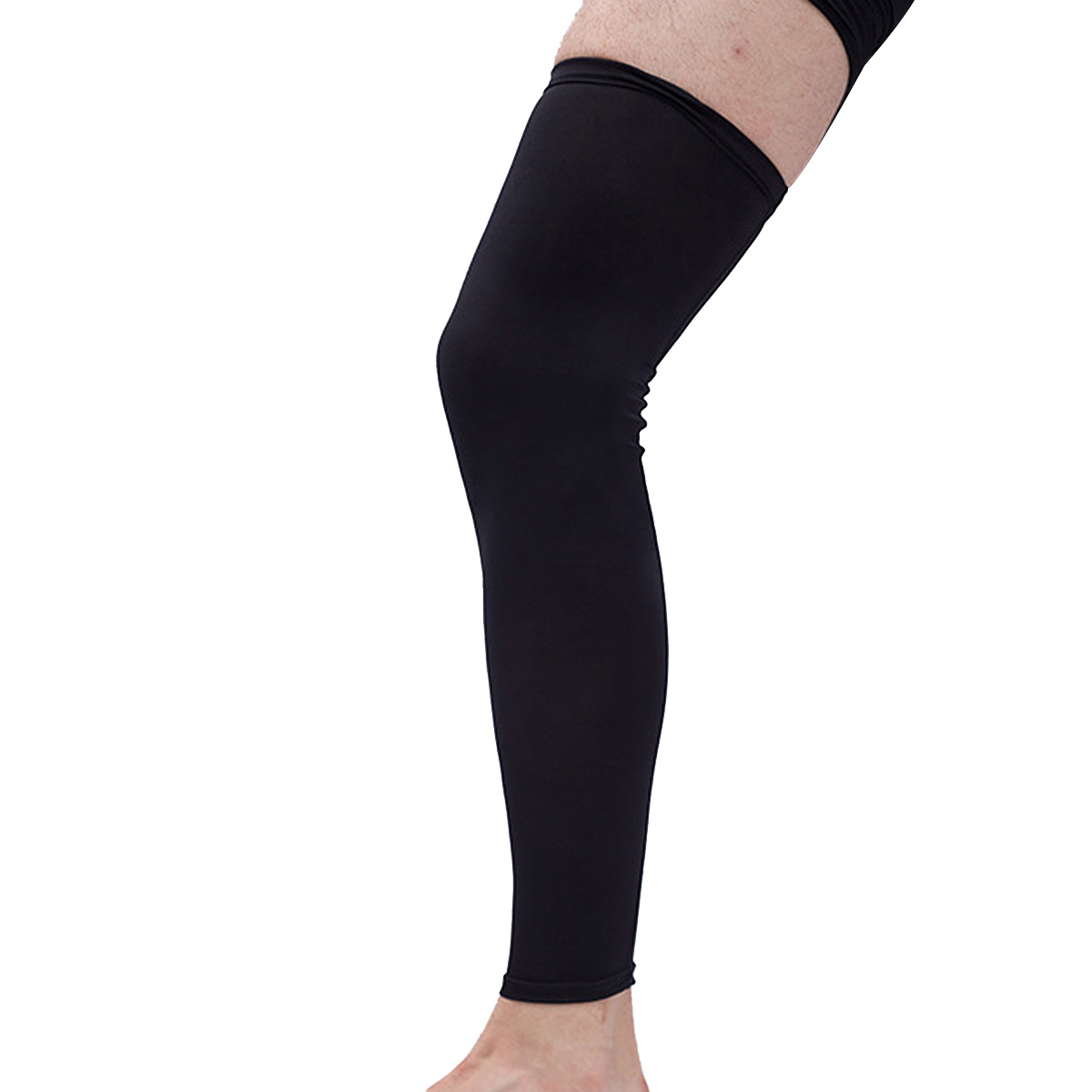 Polyester Long Sports Leg Sleeve Knee Guard