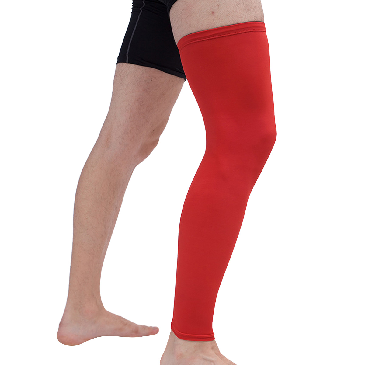 Polyester Long Sports Leg Sleeve Knee Guard