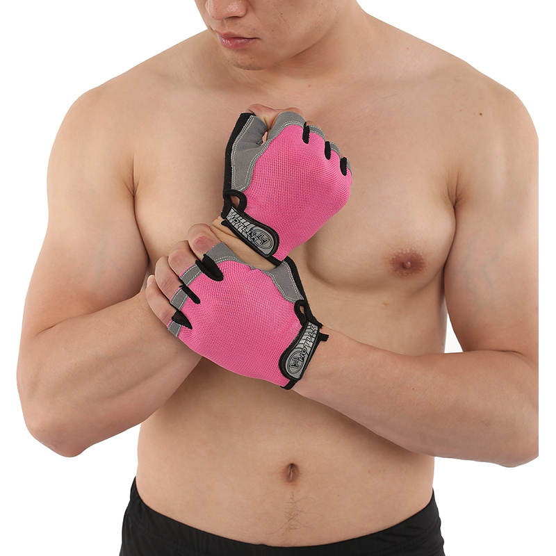 Custom Breathable Gym Half Finger Sports Gloves
