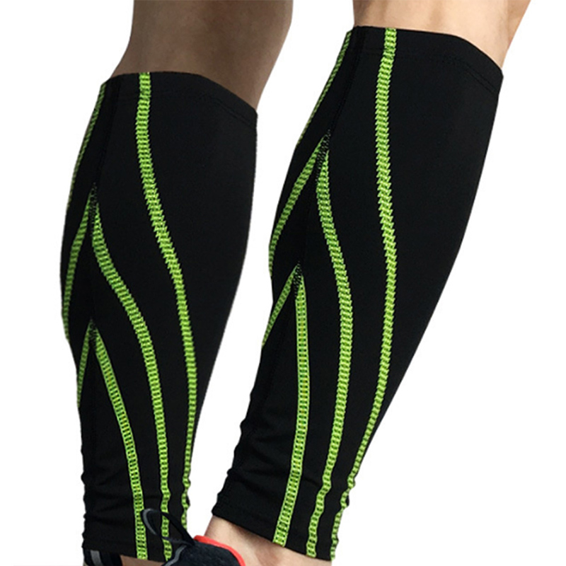 Polyester Compression Calf Support Sleeve For Sports