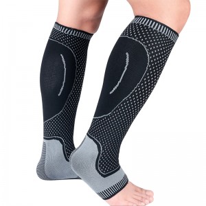 One of Hottest for Calf Muscle Compression Sleeve - Long Nylon Football Running Calf Support For Injury Relief – Senyu