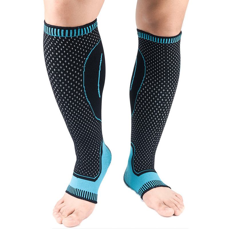 Long Nylon Football Running Calf Support For Injury Relief